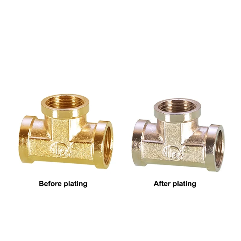 Никелированные латунные прямые коленчатые тройники 1 шт. подвижные соединения