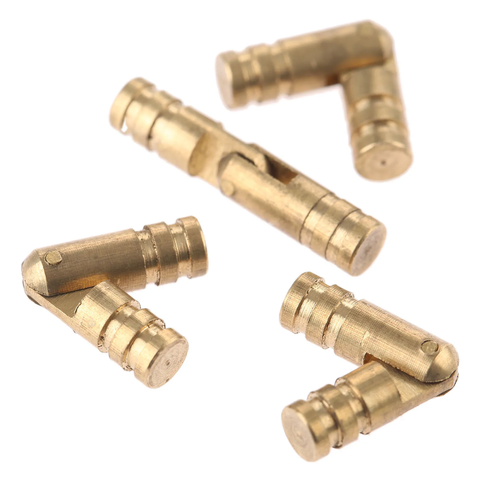 12 шт./лот невидимые скрытые цилиндрические петли из чистой меди латунные