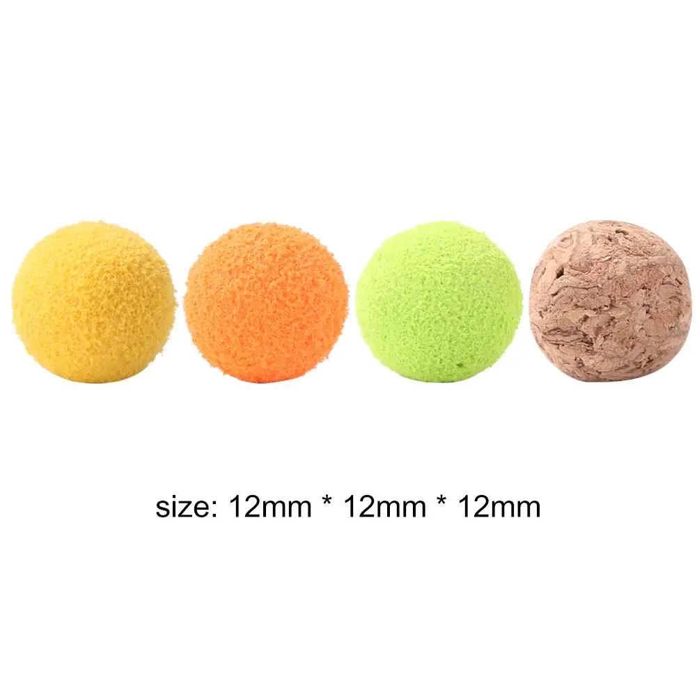 

Hot Sale Fishing Lures Skillful Manufacture 15pcs Artificial Carp Fishing Bait Foam Pop Up Boilies Hair Rig Hookbait Tackle