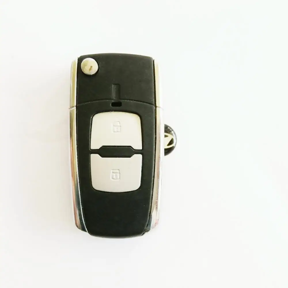 С логотипом 2 кнопки автомобильный модифицированный откидной складной пульт