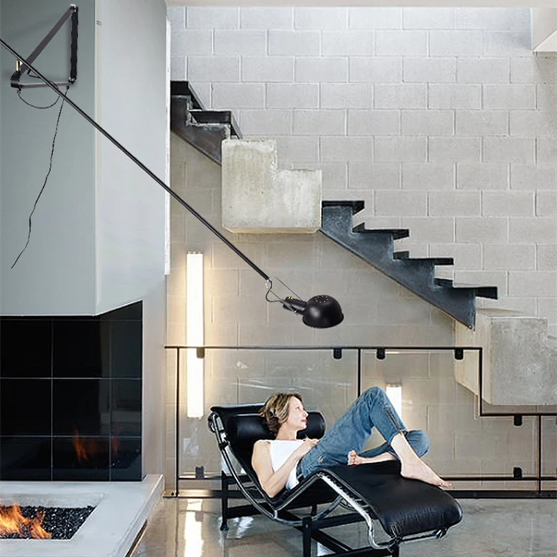 Креативная лампа с длинным рукавом Скандинавская прикроватная для гостиной