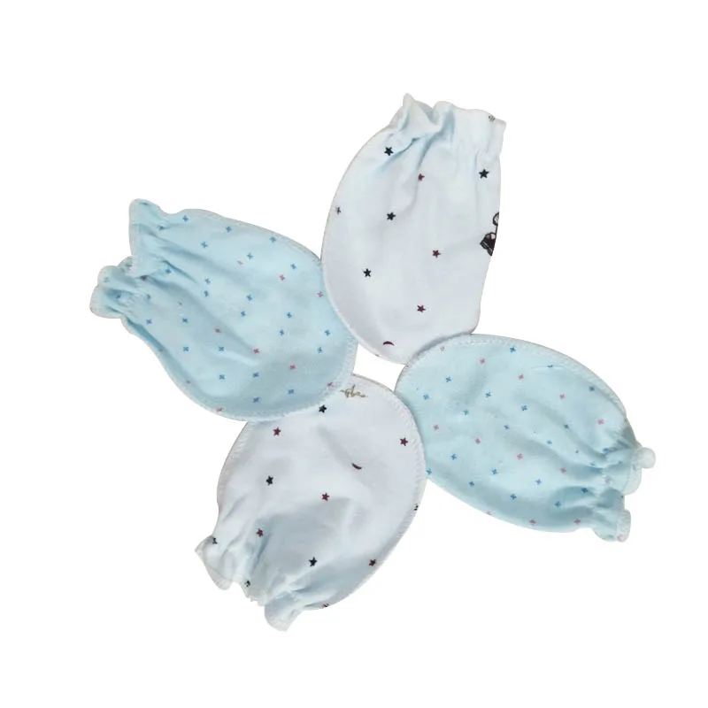 2 пары перчаток для новорожденных варежки перчатки с защитой от царапин