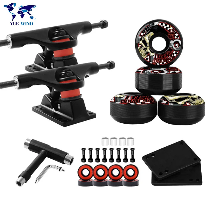 Skateboard Wheels Professional Action Hard Wheel Skateboard Combination Skateboard Bridge Full Set Of Accessories Combination