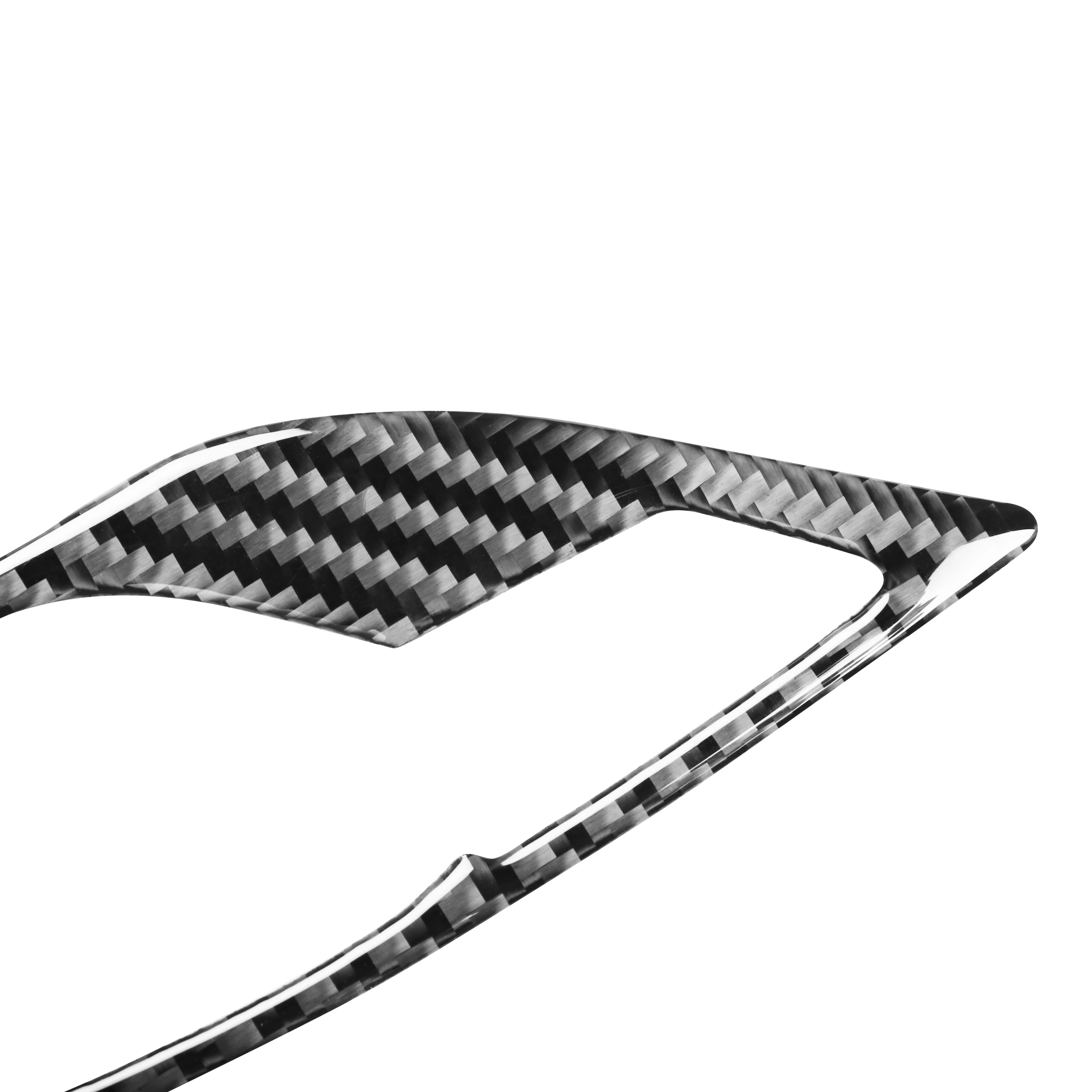 For BMW E84 X1 2011 2012 2013 2014 2015 Carbon Fiber Stickers Door Handle Frame Trim Interiors Car Accessories