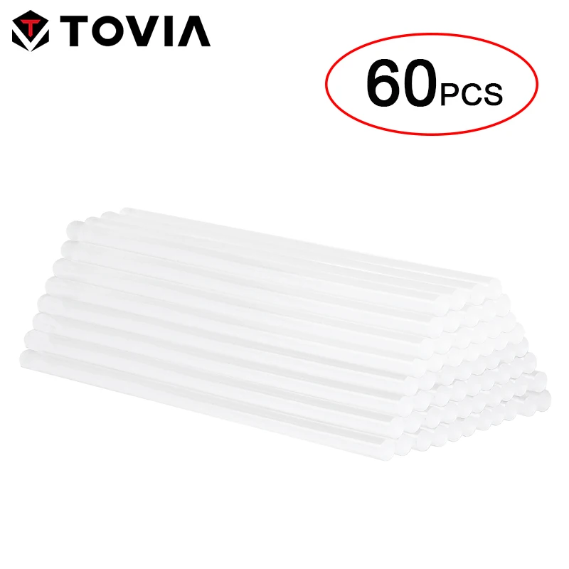 

TOVIA 60 шт. 200 мм термоплавкие Клеевые стержни прозрачные твердые термоклеевые стержни для рукоделия альбома Инструменты для ремонта
