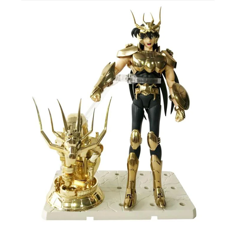 

Original Bandai Tamashii Saint Seiya Ex 30th Anniversary Gold Shiryu New Bronze Saint Metal Armor Action Figure Model Toys