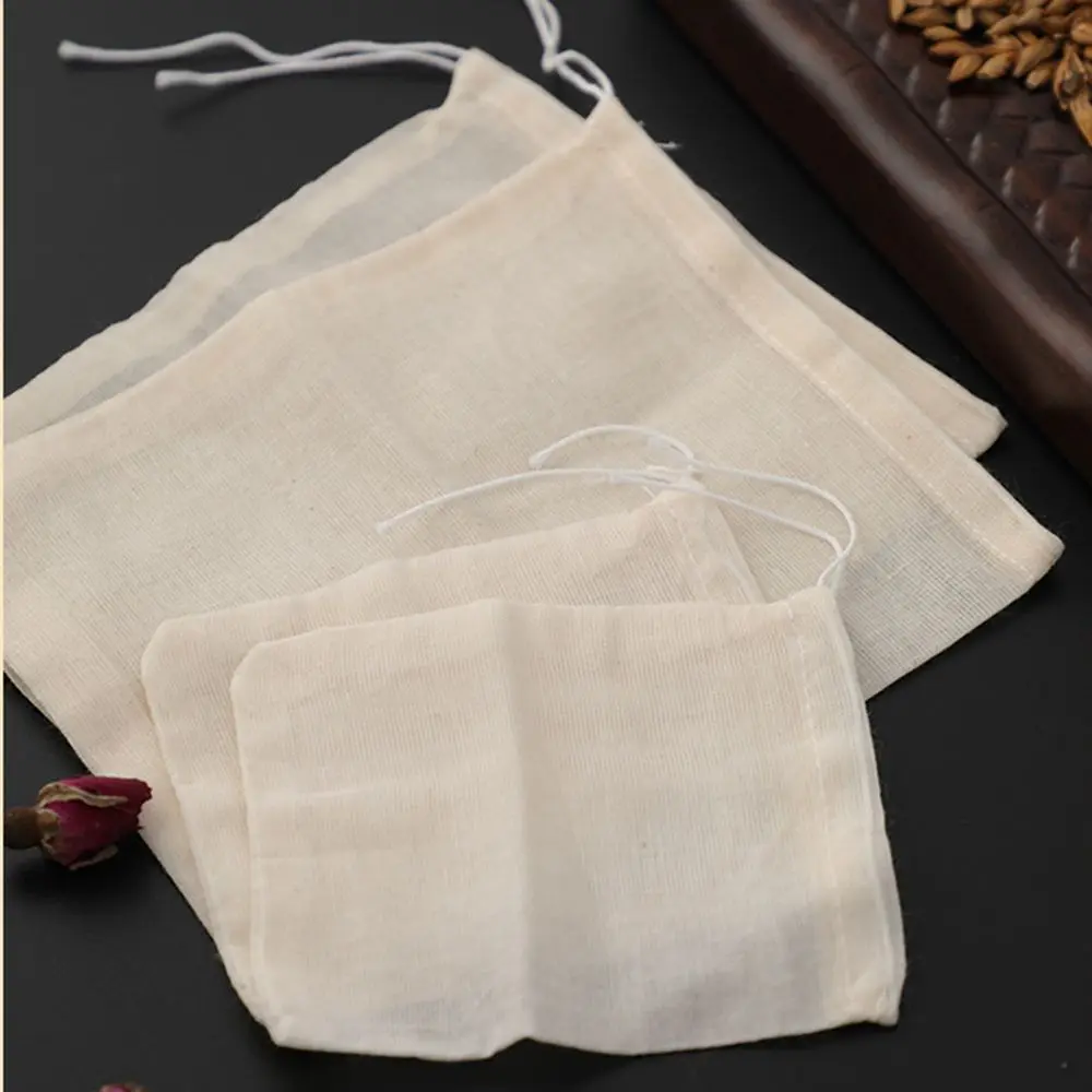 

Хлопковая марлевая сумка на шнурке для отваров супа, галогенная лампа, сумка для приправ, тканевая сумка