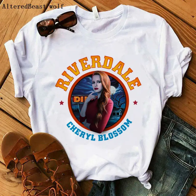 

RIVERDALE t shirt Women Clothes Summer Riverdale t shirt Women Vogue printed Streetwear O-neck short sleeve Female T-shirt Tops