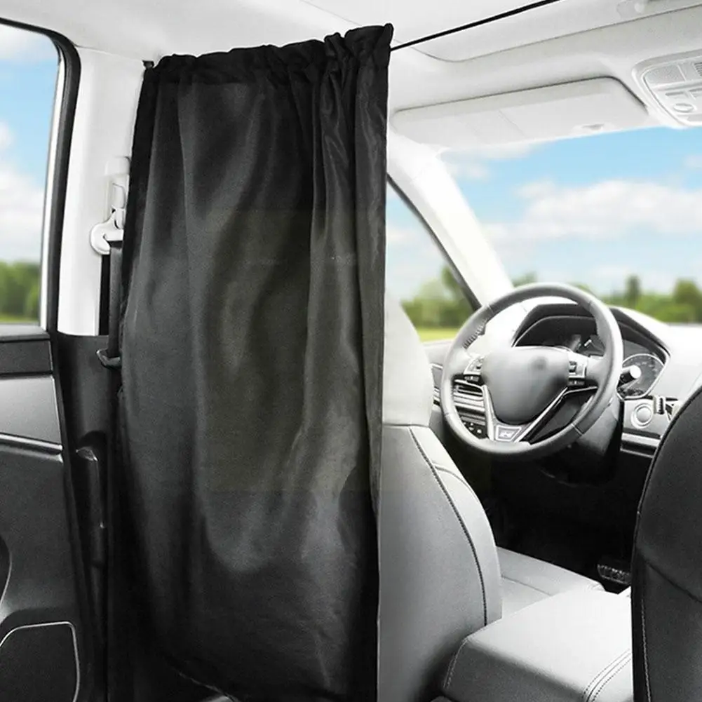 

2pcs/set Taxi Car Isolation Curtain Partition Protection Privacy Commercial Sun Conditioning Air Shade Curtain Curtain Vehi X5A7