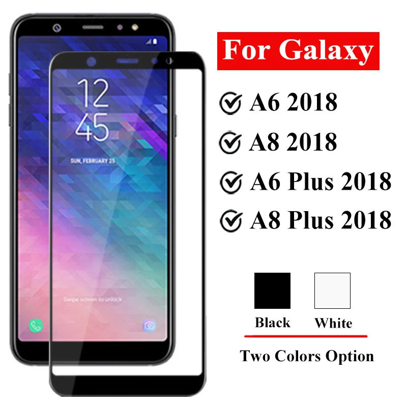 Защитное бронированное стекло на для Samsung Galaxy A8 2018 A6 Plus экран протектор A 6 8