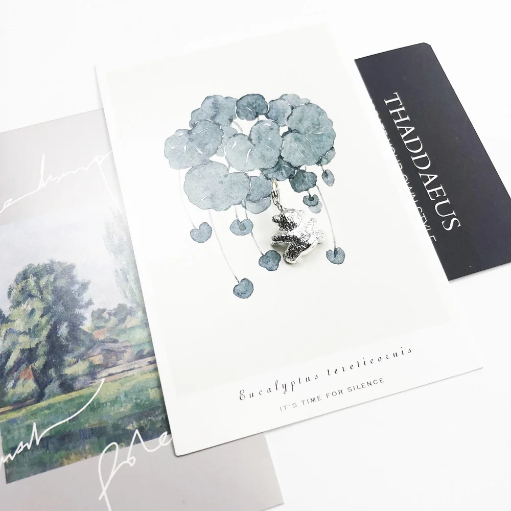 Аутентичные 925 стерлингового серебра Мишка с красным сердцем очарование кулон