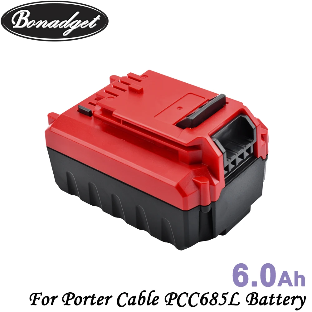 Bonadget 20V 6000mAh литий ионная батарея для кабеля Porter PCC685 PCC685L PCC685LP PCC680L PCC682L
