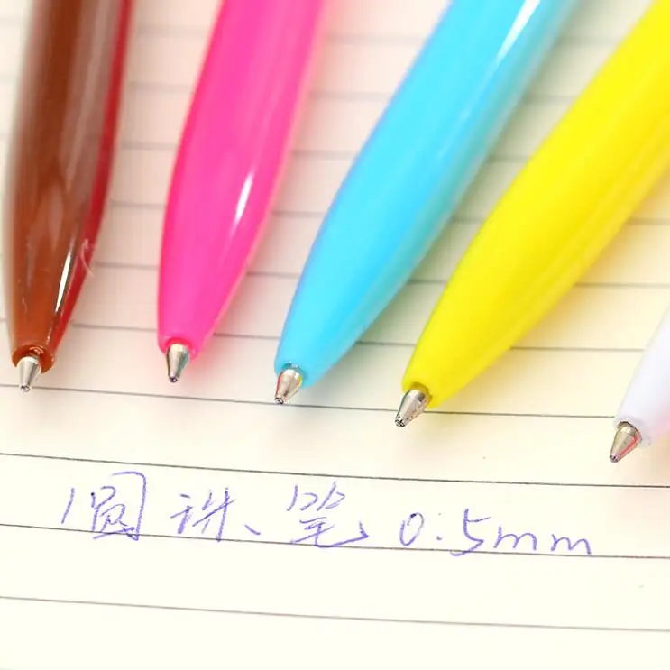 6 шт./лот разноцветные шариковые ручки с животными милый подарок ручка