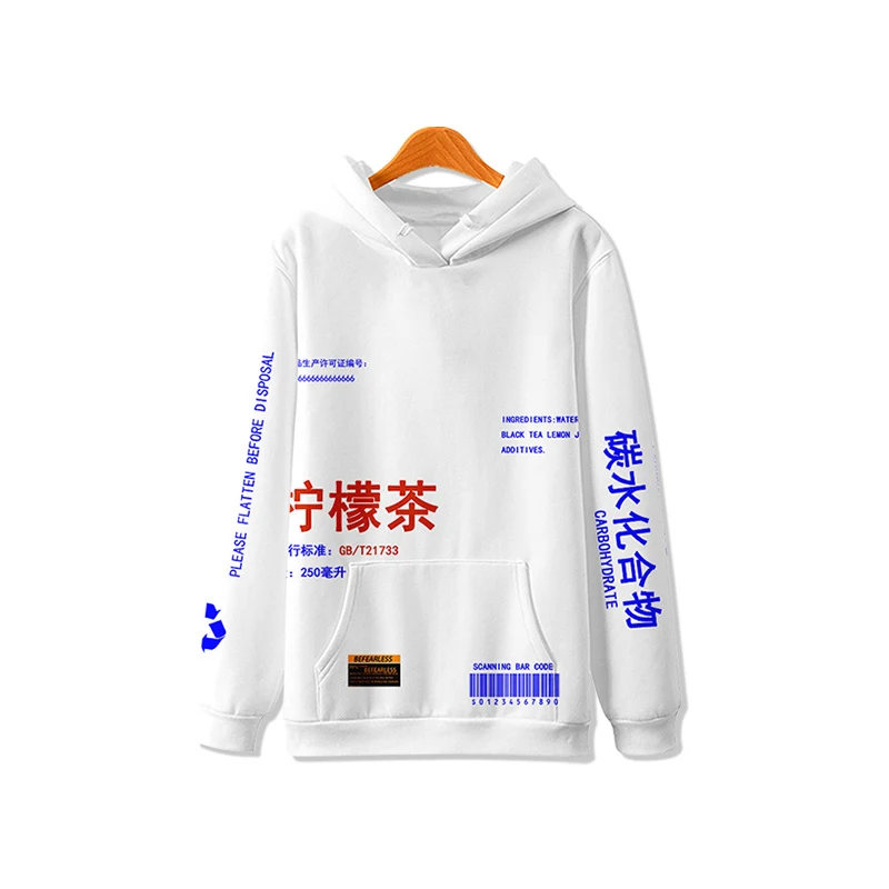 Чай с лимоном 3d принтом флисовый пуловер толстовки для мужчин/Женская обувь на