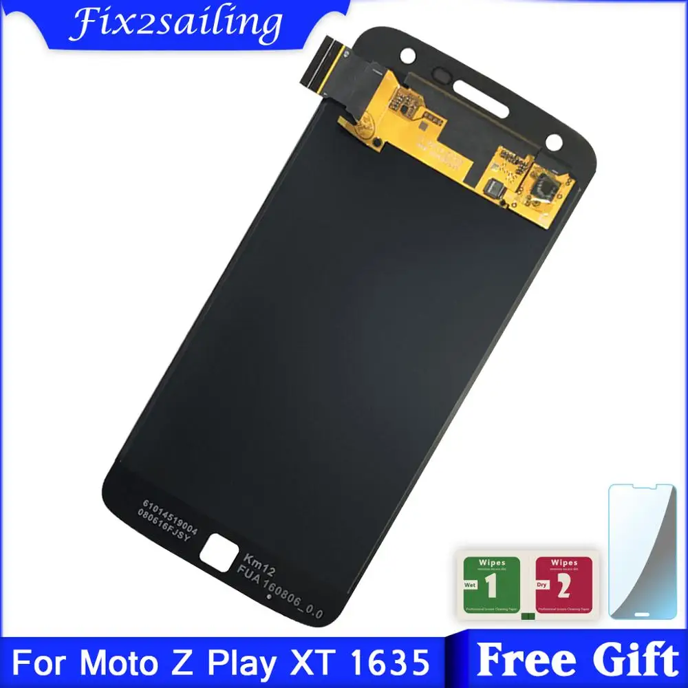 Super Amoled экран для Motorola Moto Z Play ЖК дисплей сенсорный в сборе XT1635 100% испытанные