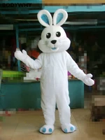 2020 blue ears rabbit mascot high quality handmade mascot costume suits cosplay party game dress outfits clothing ad top