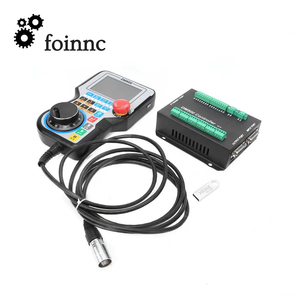 DM800 CNC ручка управления ler система движением 3/4/5 осей 3 8 дюймовые экраны и Кнопка