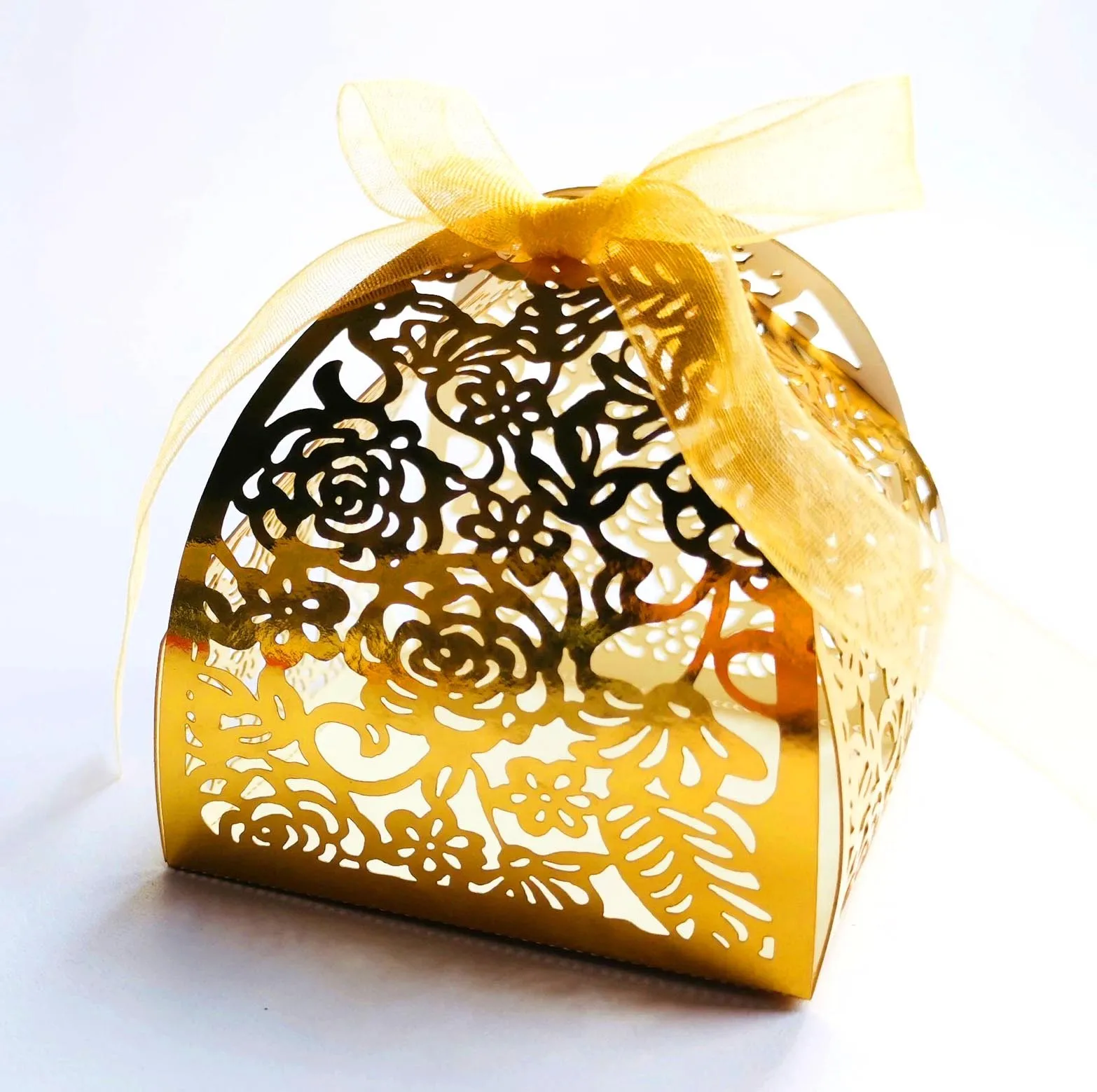 Коробки для конфет WXPYU, картон, красные, золотые, розовые