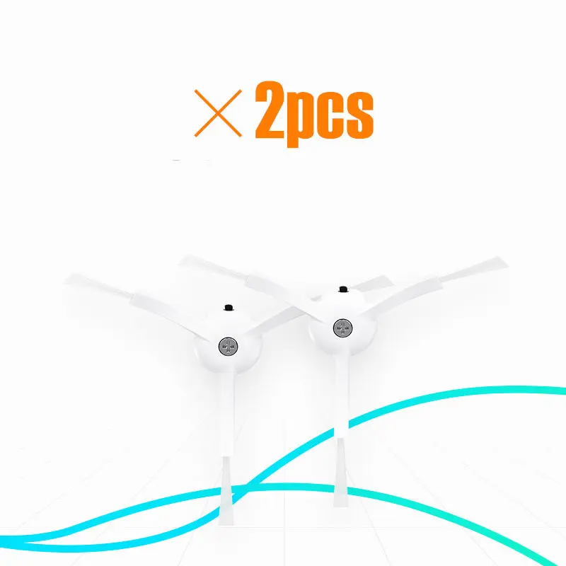 2pcs Вставка из ткани для швабры фильтр для влажной уборки боковая круглая щетка подходит для Xiaomi Roborock Robot S50 S51 наборы запасных частей пылесоса - Цвет: 2pcs