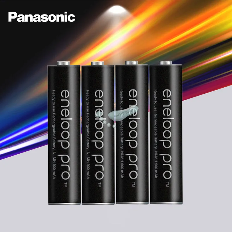 Оригинальный аккумулятор Panasonic Pro AAA 950 мАч 1 2 в Ni MH предварительно заряженные