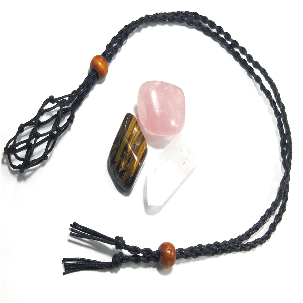 Ожерелье из камня и ожерелье натурального кварца сделай сам пустые ремешки