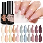 Гель-лак для ногтей LILYCUTE, 7 мл, все для маникюра, Полупостоянный лак, верхнее покрытие, УФ светодиодный гель для ногтей, средство для удаления замачивания