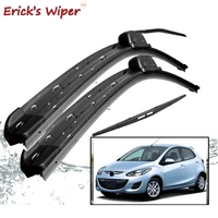 ericks wiper front rear wiper blades set kit for mazda 2 de 2007 2014 windscreen windshield window 241414