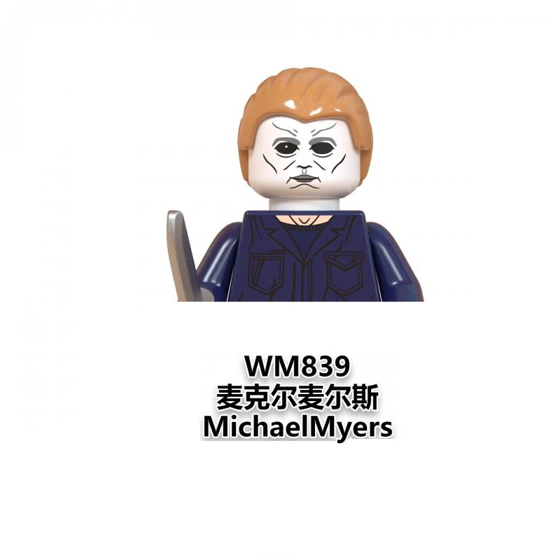 WM6075 Хэллоуин серия ужасов мини-фигурки сборные мини-Фигурки игрушки мелкие