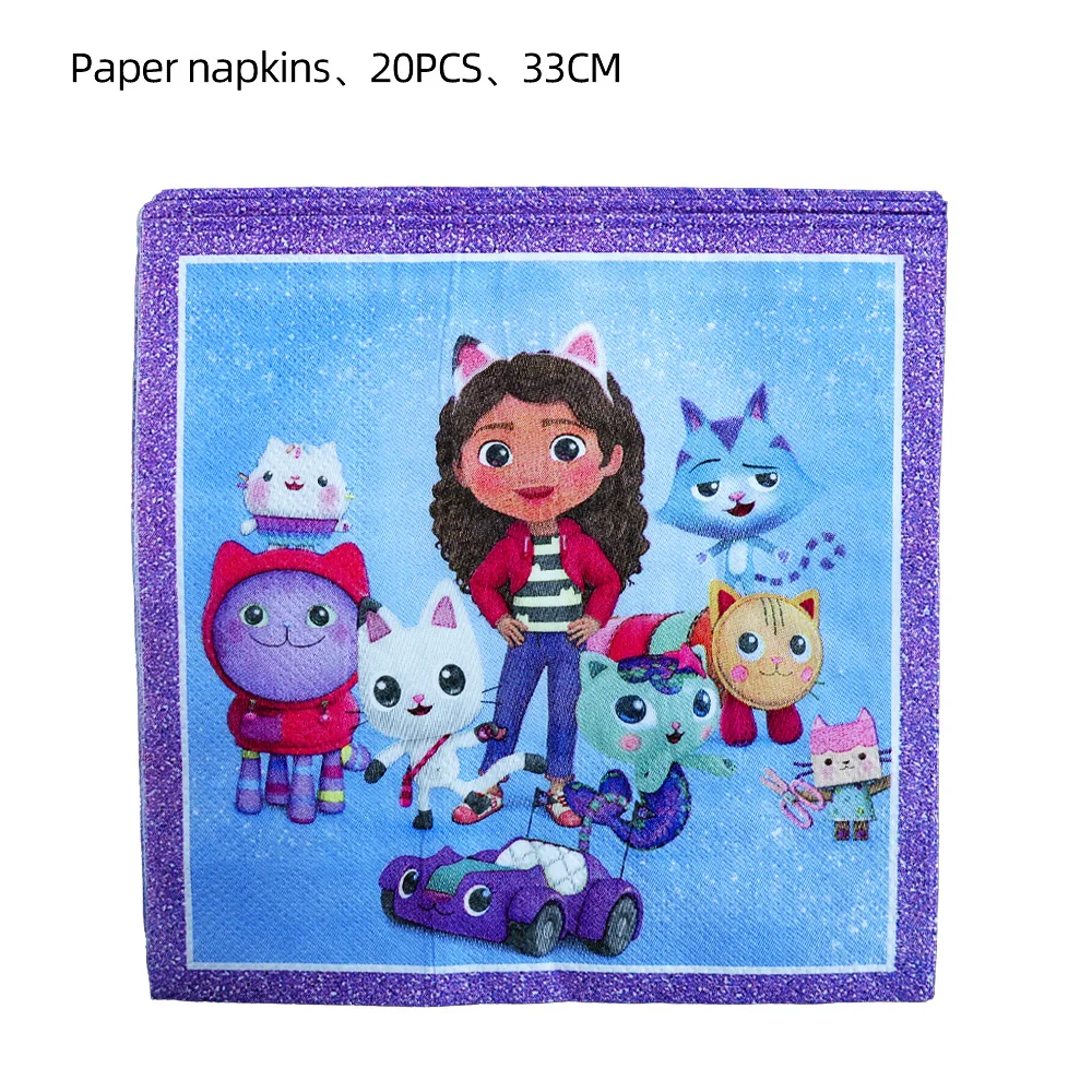 Украшение для кукольного домика Gabby кошки день рождения воздушные шары