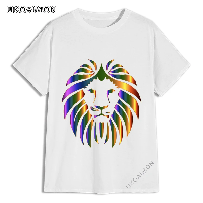 

Новое поступление, Уникальные футболки с принтом льва, Забавные футболки, осенние мужские классические футболки унисекс