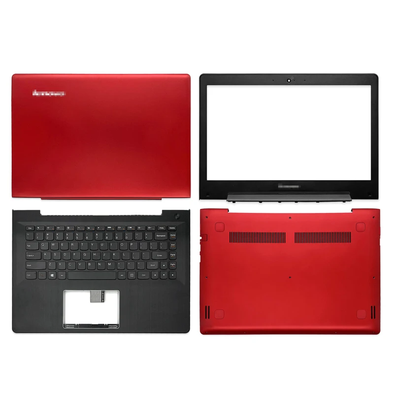 

New For Lenovo S41 S41-70 S41-75 U41-70 300S-14ISK 500S-14ISK S41-35 Laptop LCD Back Cover/Front Bezel/Palmrest/Bottom Case Red