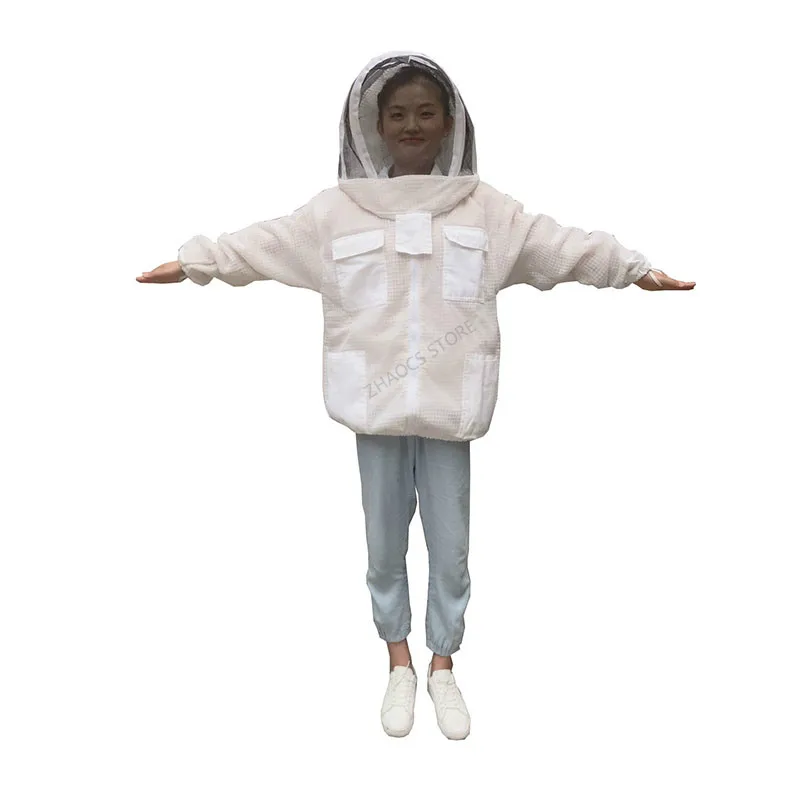 

Beekeeping suit for bee keeper jacket professional equipment air breathable clothing Anti bee suit apiculture jacket