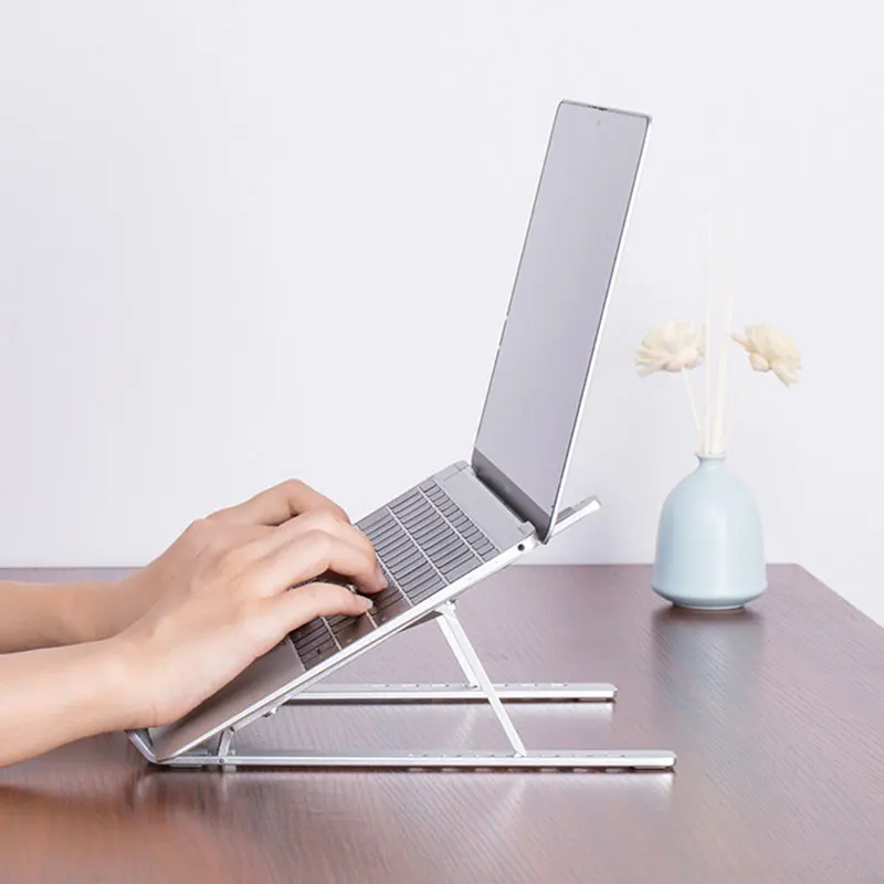 Портативная подставка для ноутбука Регулируемый складной вентилируемый стол