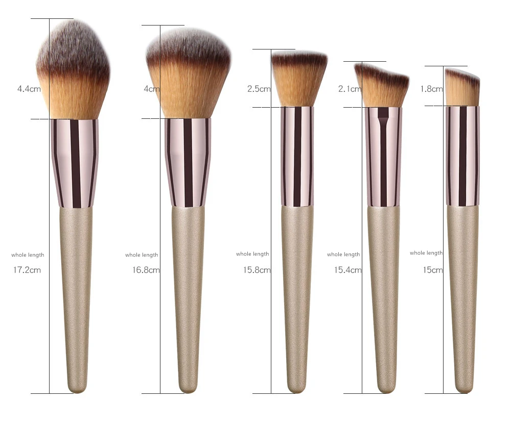 10 pcs Professional Makeup Brushes Metal Tube Paint Handle Eye shadow Eyelash Concealer Cosmetic brush Set drop shipping