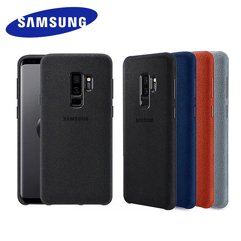 Samsung Galaxy S9 Plus + замшевый кожаный чехол против отпечатков пальцев задняя защитная