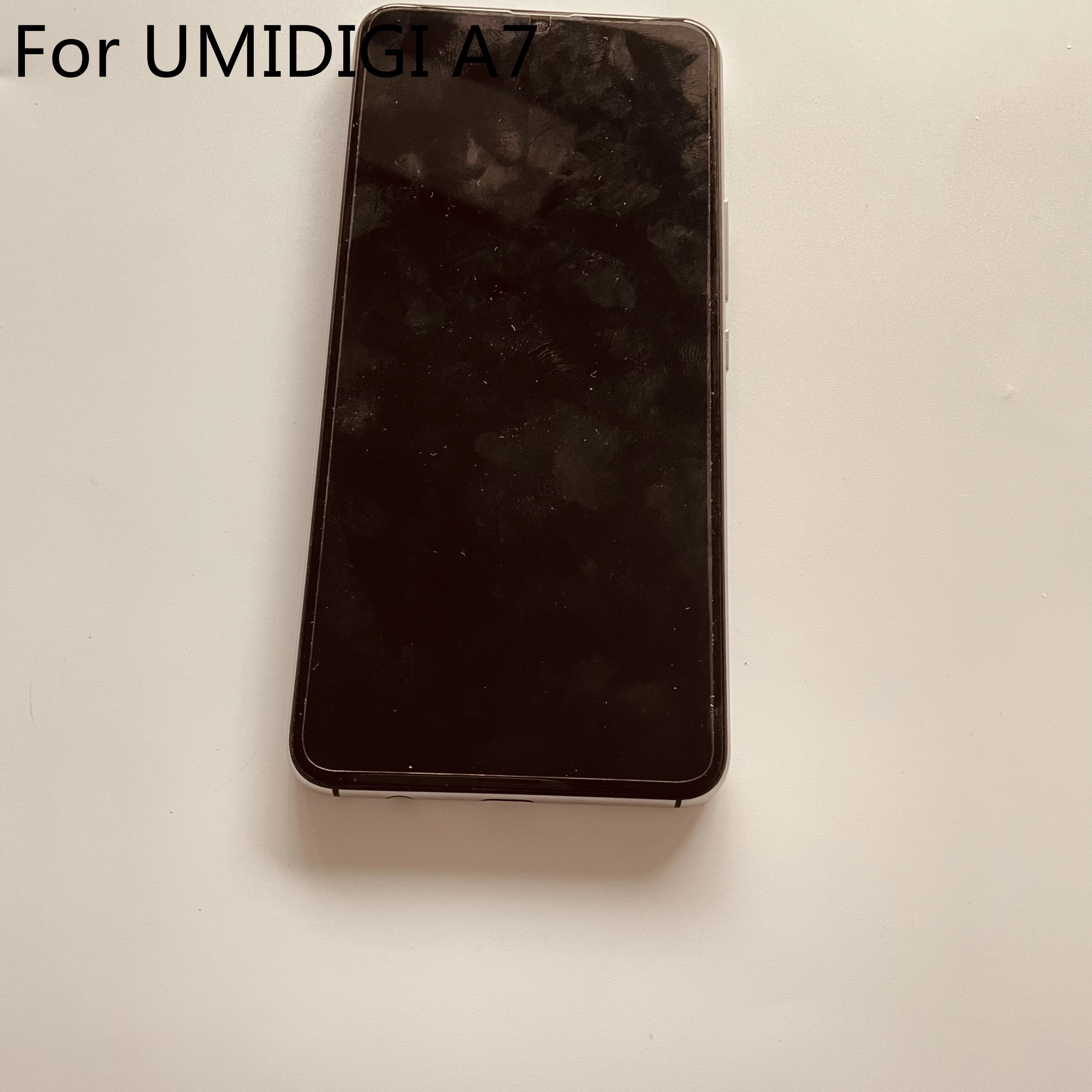 

ЖК-дисплей б/у UMIDIGI A7, экран + сенсорный экран + рамка для UMIDIGI A7 Helio P20 MT6757 6,49 ''1560x720, бесплатная доставка