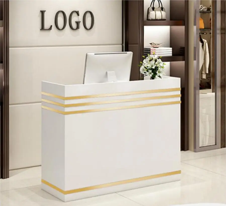 salon Cashier counter bar simple modern clothing store front desk supermarket small cashier hotel reception desk new products