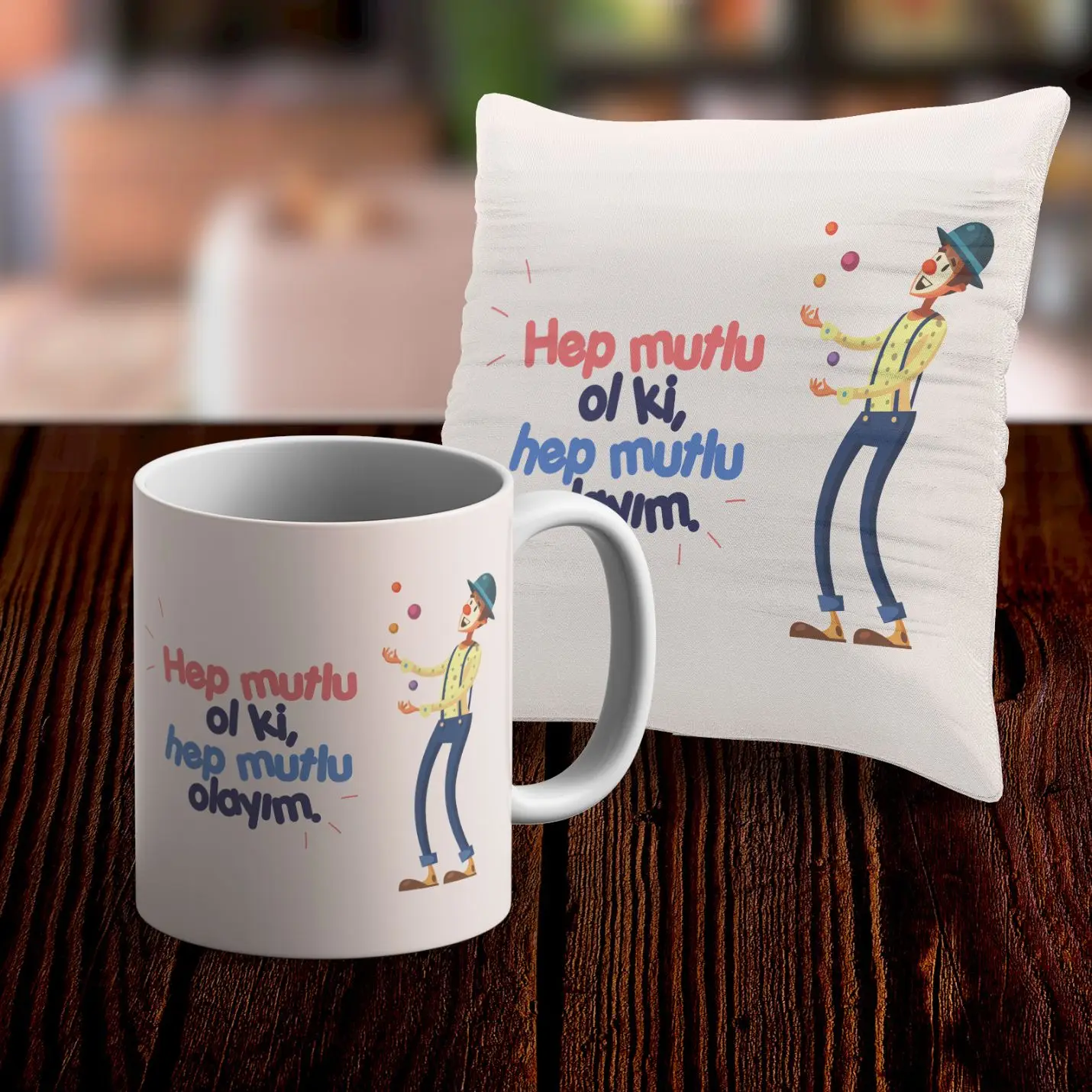

Romantic Mug and Pillow Case Set-No18