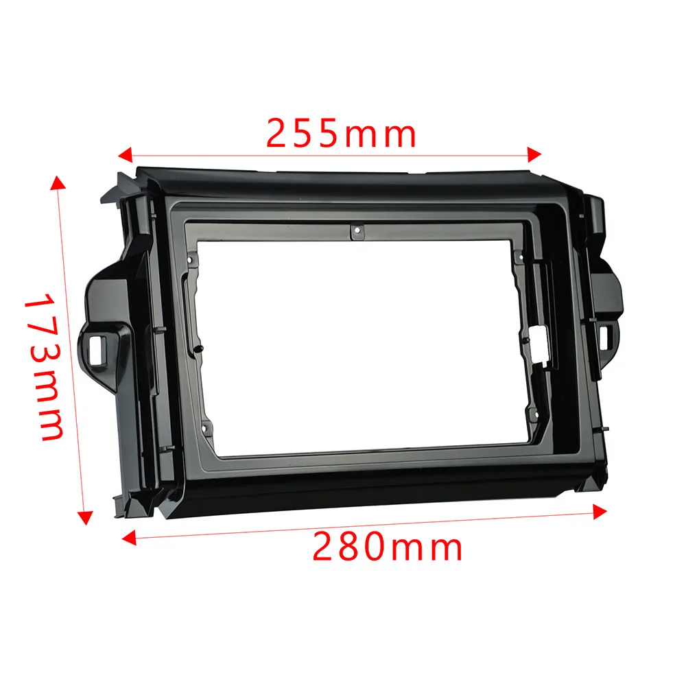 10 1 дюймовый автомобильный комплект обшивки Fascia Для TOYOTA FORTUNER 2015 2019 двойная Din