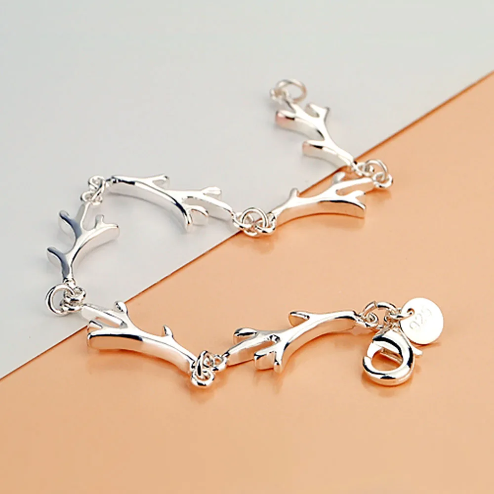 Браслет с веткой дерева из стерлингового серебра Ювелирные изделия для женщин