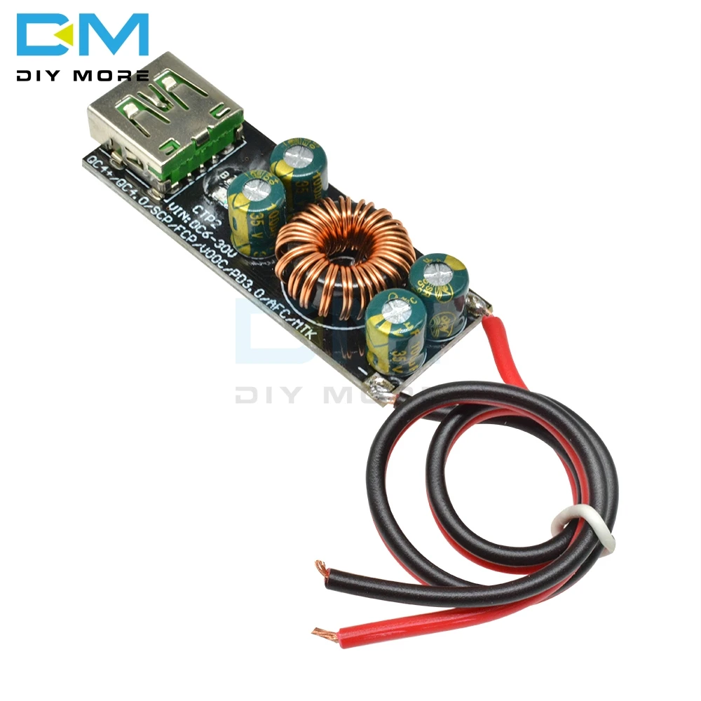 QC4.0 QC3.0 6-35 V мобильный телефон тип-c USB Быстрая Зарядка адаптер понижающий Повышающий Модуль для huawei SCP/FCP Apple PD Qualcomm