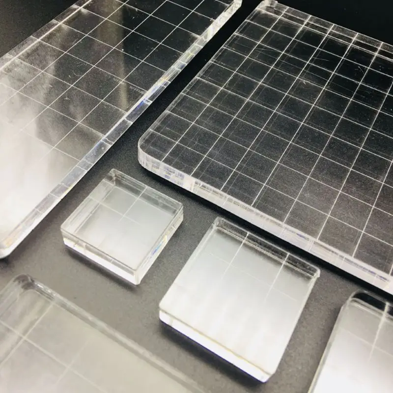 

7pcs/set High Transparency Acrylic Block DIY Crafts Seal Stamp Scrapbooking Photo Album Decorative