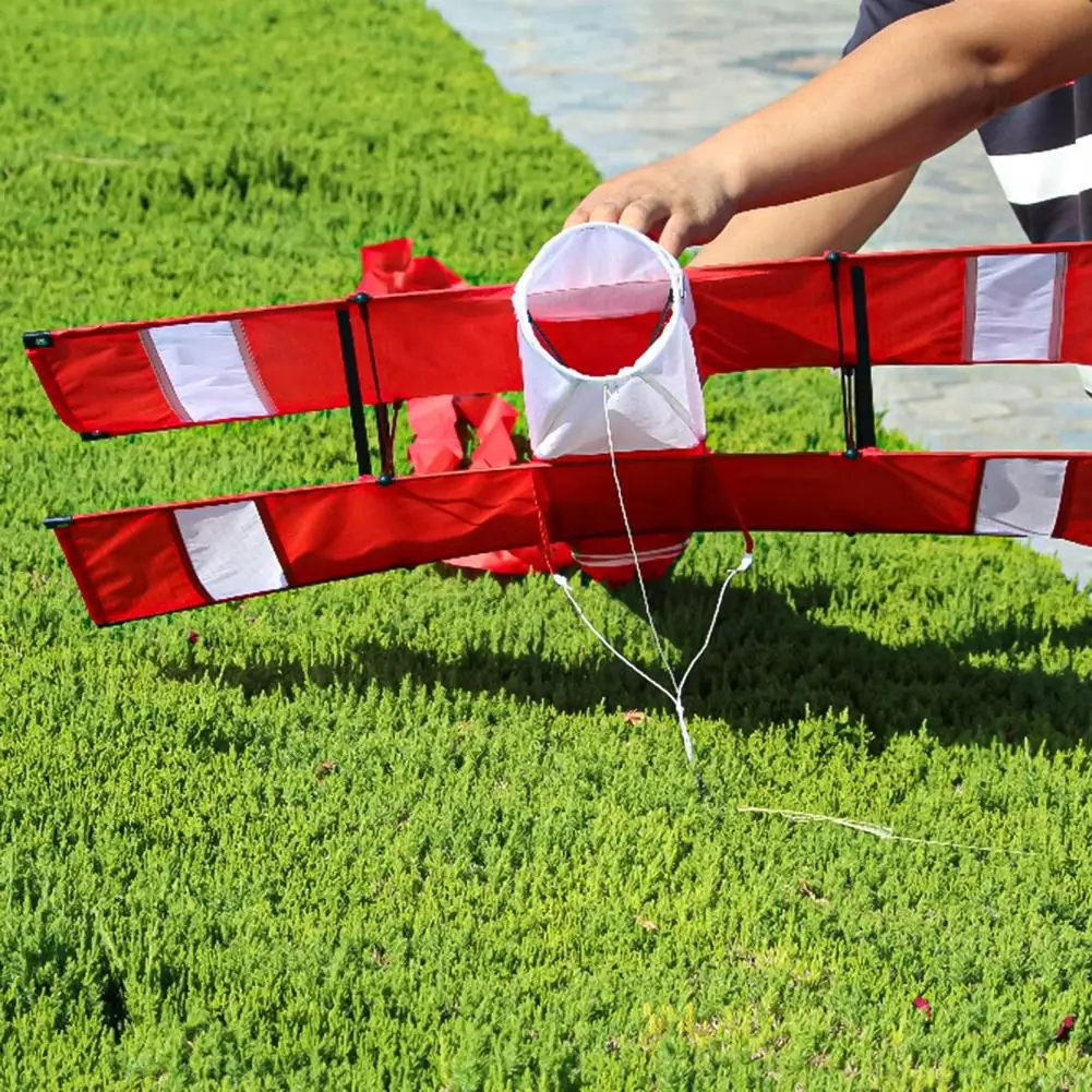 Большой красочный воздушный змей 3D большой клетчатый тканевый красный детский