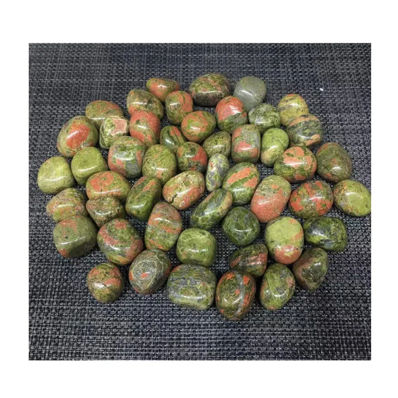 

Unakite Natural Polished Crystal Tumbled Stones For Decoration