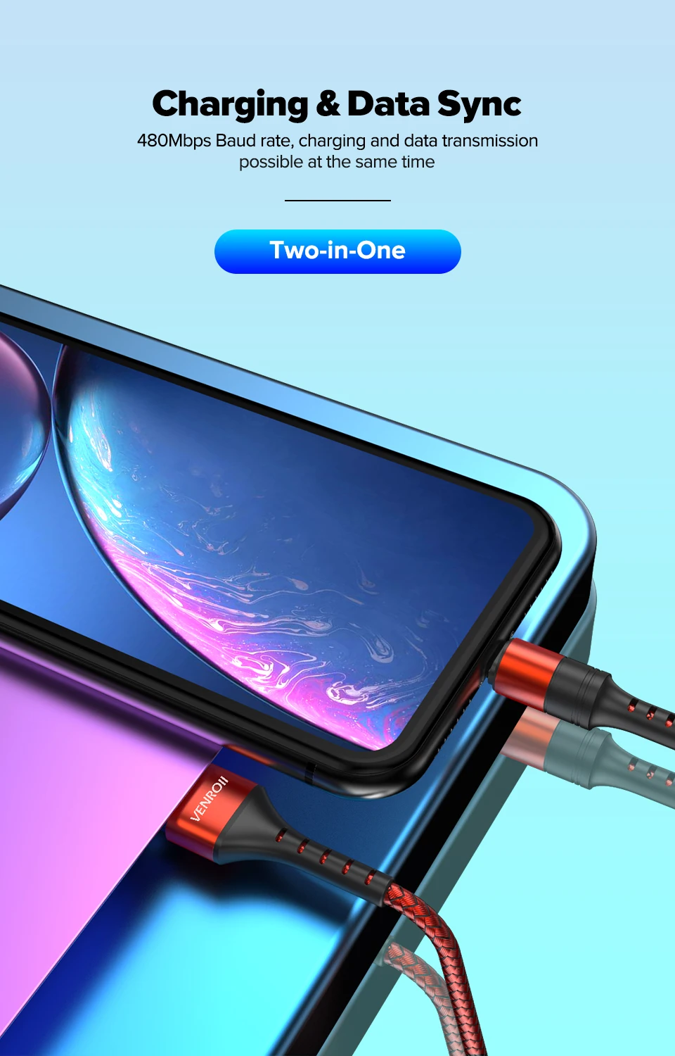 Venroii 5A usb type-C кабель для huawei mate 20 Pro P20 Lite Supercharge USBC кабель для быстрой зарядки type-C кабель для huawei P30 Pro