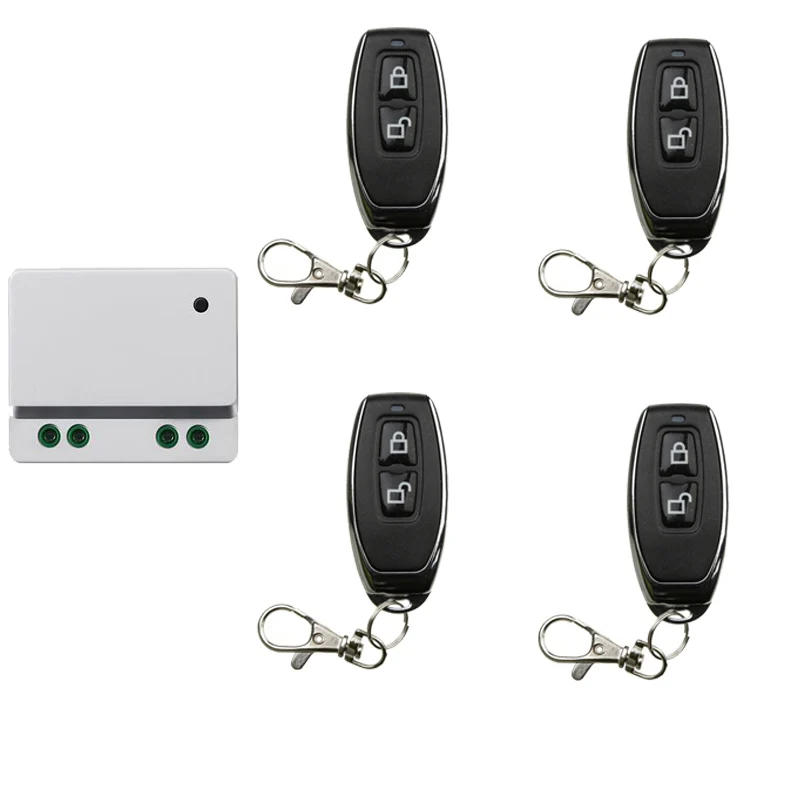 

Universal Wireless Remote Control Switch AC 85V 110V 120V 220V 250V 1CH Relay Receiver Module and RF Led Light Transmitter