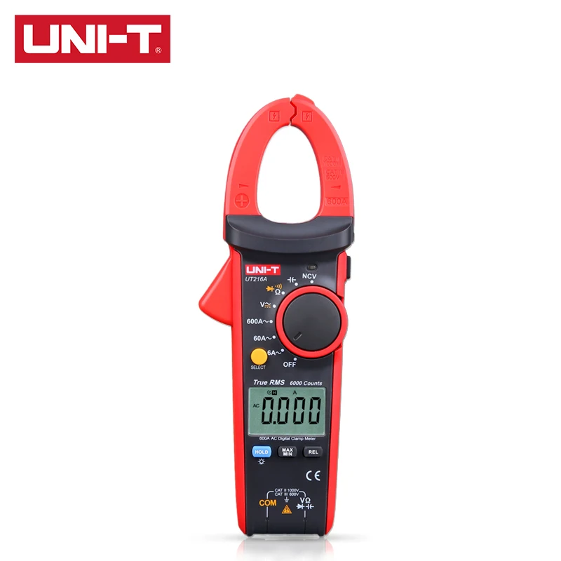 Цифровые токоизмерительные клещи UNI-T UT216 UT216A UT216B UT216C UT216D 600 А