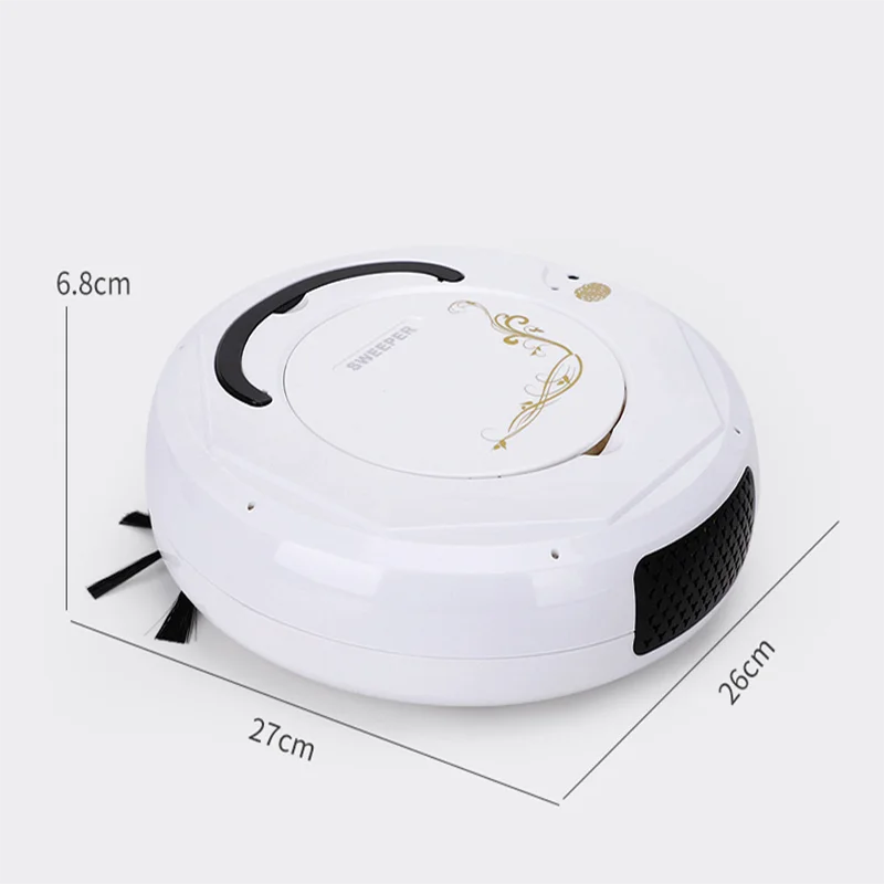 

Smart Robot Vacuum Cleaner Home Touch Switch Cordless Portable Vacuum Cleaner Mop & Sweeper & Vacuum 3 in 1 Smart Vacuum Cleaner