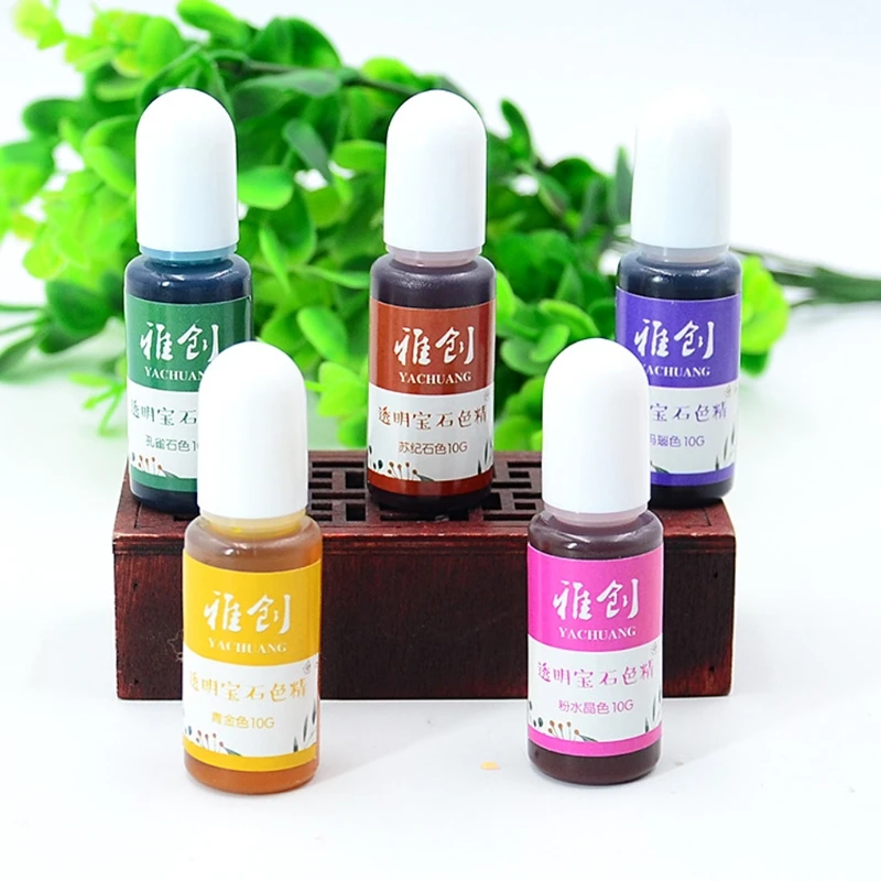 

18 Colors Epoxy Resin Pigment Liquid Resin Colorant Pigment Resin Colorant Dye Resin Jewelry Making Art Crafts Tools