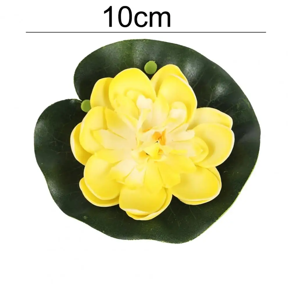 

1Pc Simulation Lotus Flower Mini Artificial Pond DIY Home Fish Tank Decoration for Home Garden Decor Plants Flower Fake Plants